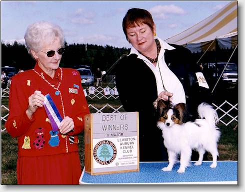 Tip winning his first major under Mrs. Paula H. Hartinger