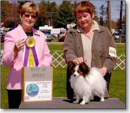 Tip at the Vacationland Club Show